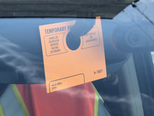 画像をギャラリービューアに読み込む, “Temporary Parking Permit” (パーキング・パーミット・駐車許可証)