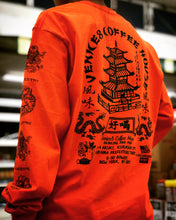 画像をギャラリービューアに読み込む, VENICE8 COFFEE HOUSE® NEW YORK CHINA COOK SOUVENIR LONG SLEEVE T-SHIRT (ニューヨーク・チャイナクック・スーベニア)