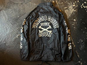 VENICE8 COFFEE HOUSE® "CROSS BONE DESIGN COACH JACKET" SOUVENIR PRODUCTS