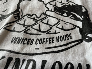 VENICE8 COFFEE HOUSE® "CHICKEN AND WAFFLES" T-SHIRT SOUVENIR PRODUCTS