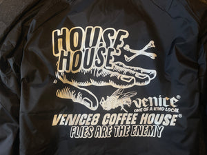 VENICE8 COFFEE HOUSE® "SOUVENIR FLY DESIGN COACH JACKET" SOUVENIR PRODUCTS