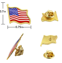 画像をギャラリービューアに読み込む, AMERICAN FLAG LAPEL PINS (アメリカ・国旗・ピンズ)
