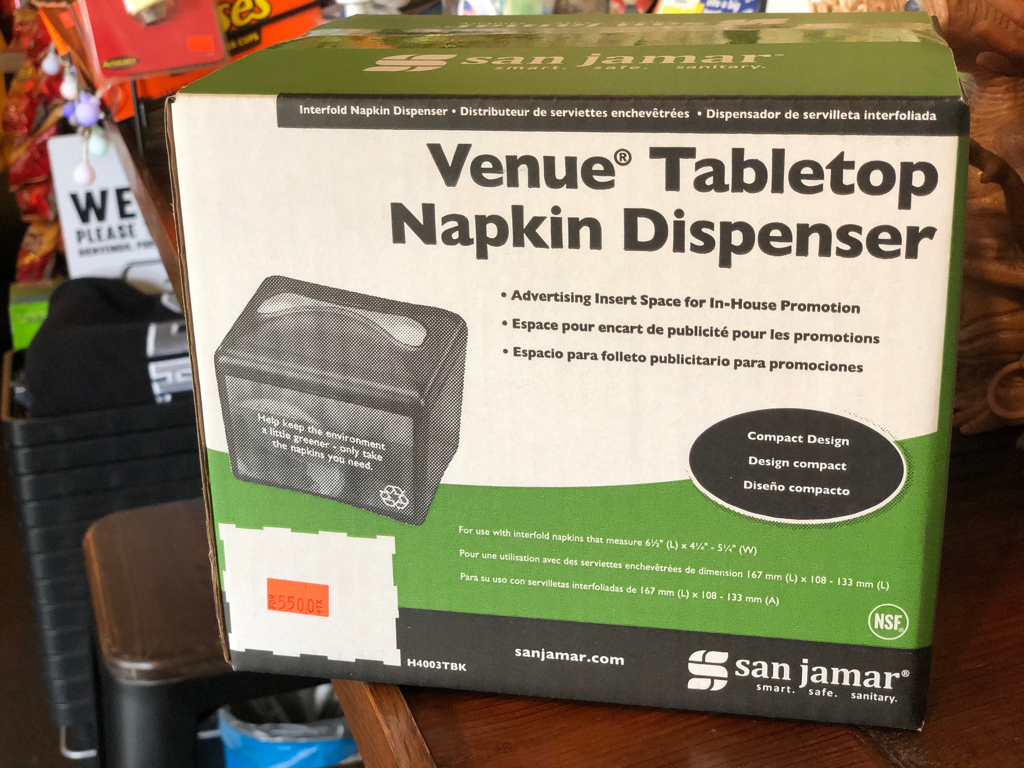 VENUE® TABLETOP NAPKIN DISPENSER (ナプキンディスペンサー)