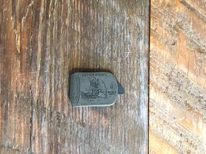 BUTTON WORKS x VENICE DESIGN8 YOU PAY MONEY CLIP "BLACK LINE" (ユーペイ・マネー・クリップ