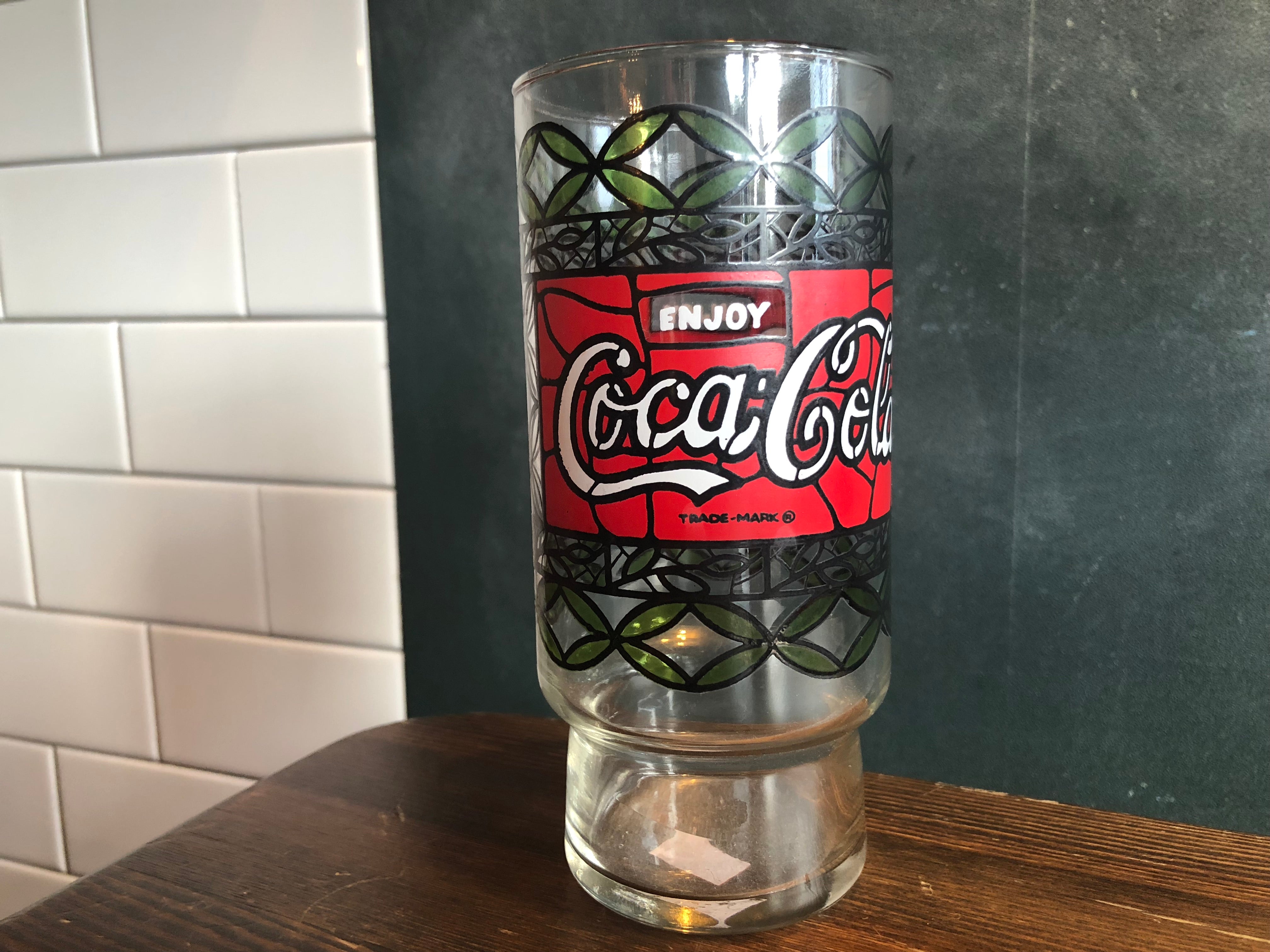 Coca Cola ◆希少コカ・コーラ ガラス容器 アメリカンハウス ◆USD状態良好◆お店 カフェ 什器 ◆Coca-Cola 重量感あり