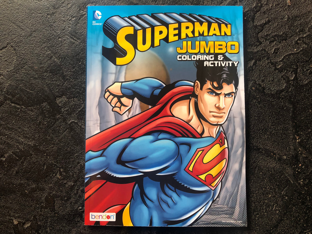 SUPERMAN COLORING BOOK (スーパーマン・塗り絵・ブック)