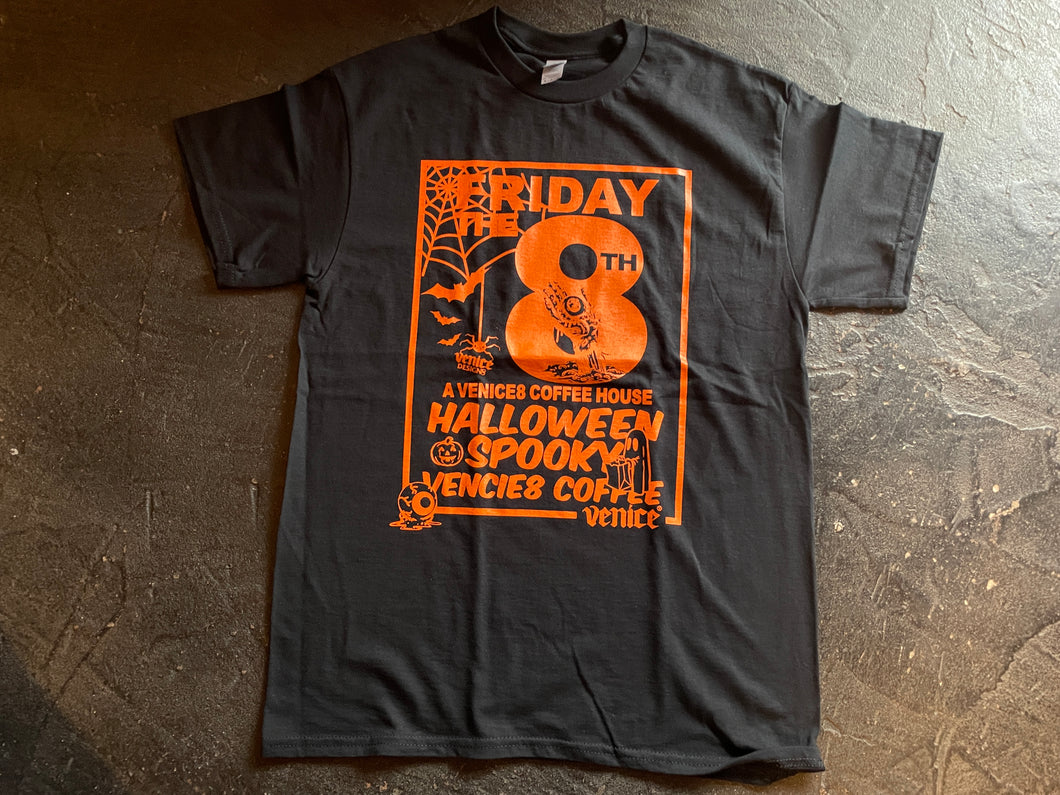 (数量限定) VENICE8 COFFEE HOUSE® HALLOWEEN SOUVENIR T-SHIRT (ベニス８コーヒーハウス・ハロウィン・スーベニア・T-SHIRT)